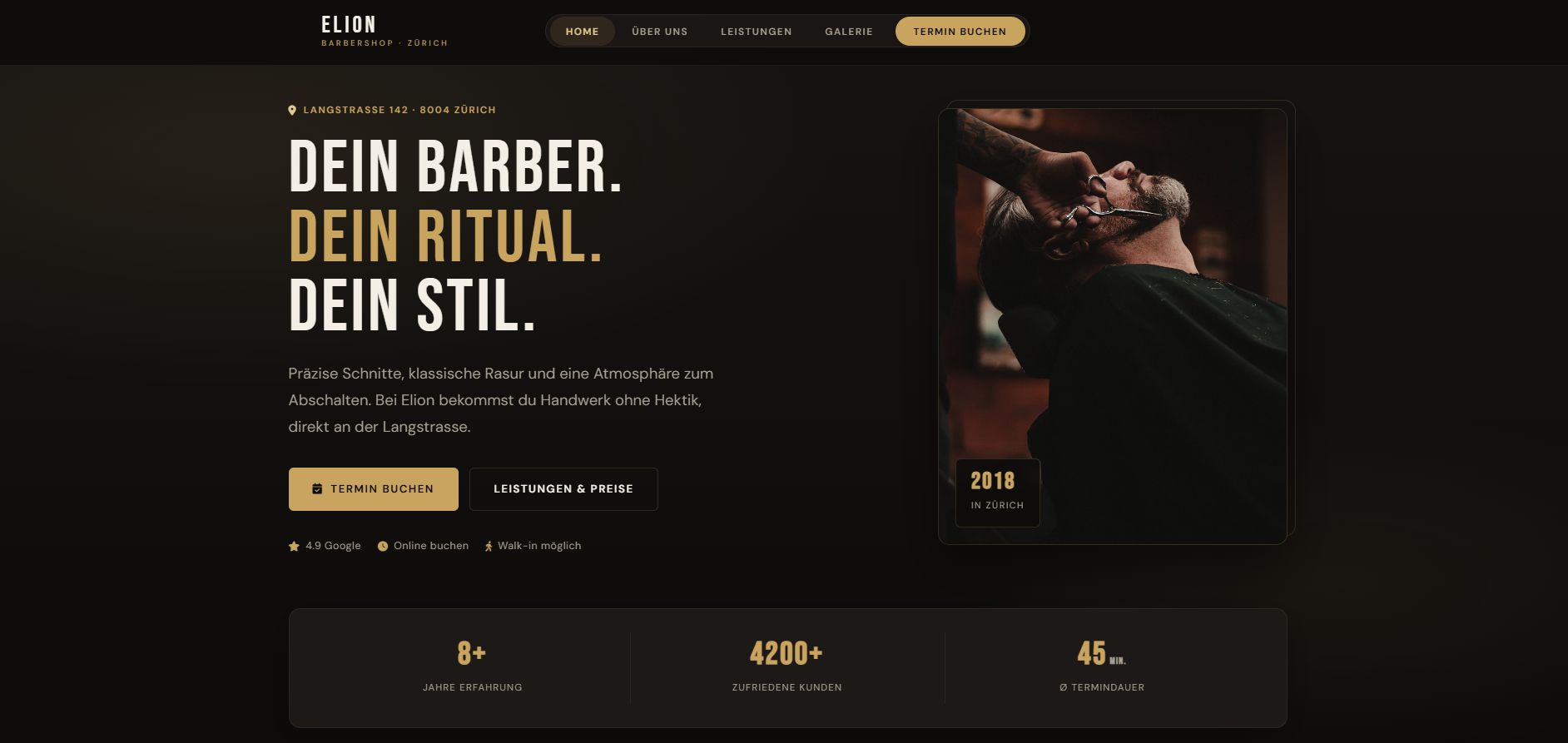 Barbershop Elion Referenz